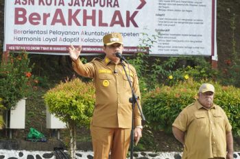 Pemkot Jayapura minta OPD kawal kebijakan Presiden Prabowo