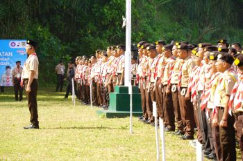 291 napi di Jateng ikuti kegiatan perkemahan di  Nusakambangan