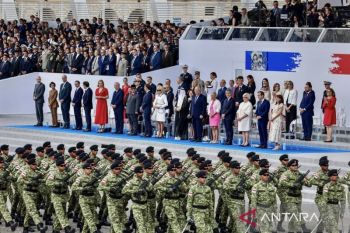Presiden Prabowo  bangga kontingen TNI parade Hari Bastille di Paris
