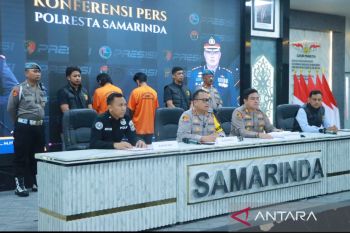 Polresta Samarinda amankan dua pelaku sabu-sabu seberat 1,2kg