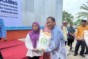 Bulog Tembilahan salurkan bantuan beras kepada 27.502 penerima di Inhil