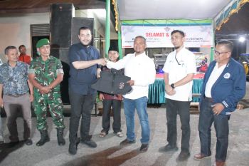 Dukung Satber cegah tawuran, PT Semen Padang donasikan perlengkapan operasional di Lubuk Kilangan