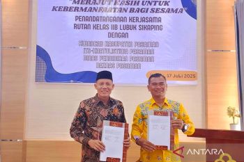 Rutan Lubuk Sikaping teken MoU dengan Kwarcab sinergi pembinaan karakter warga binaan