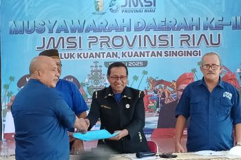 Dheni Kurnia Terpilih Aklamasi Jabat Lagi Sebagai Ketua JMSI Riau