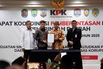 Ketua DPRD Kaltara Menghadiri Rakor KPK