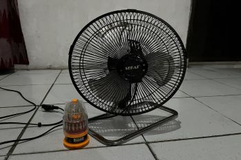 Cara praktis memperbaiki mandiri kipas angin berputar pelan