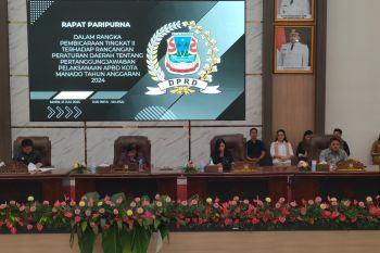 DPRD Manado paripurnakan penyampaian rekomendasi APBD 2024