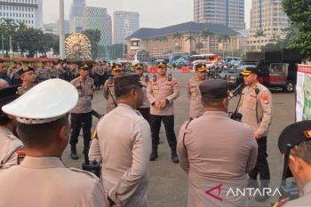 Polisi kerahkan 1.632 personel amankan demo ojol
