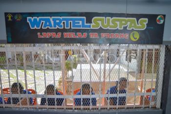 Pelayanan wartelsuspas Lapas Padang