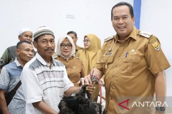 Pemkot Pariaman bagikan ribuan ayam wujudkan ketahanan pangan dan peningkatan perekonomian