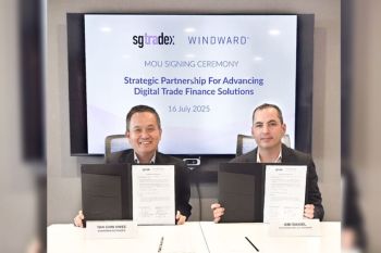 Windward and SGTraDex Sign Strategic Partnership to Advance Digital Trade Finance Solutions