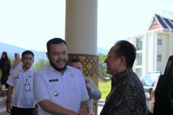 Wako Fadly Amran terima kunjungan kerja Anggota DPD RI Irman Gusman
