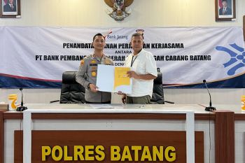Bank Jateng dan Polres Batang teken kerja sama kelola layanan keuangan personel