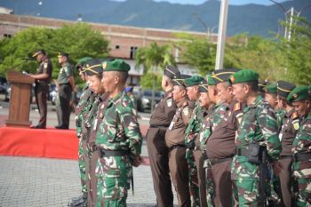 Kejati Aceh dan Kodam IM gelar apel kesiapan pengamanan