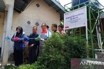 Puluhan warga Minas nikmati air bersih sumbangan Pertamina  Driling