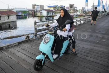 Penggunaan sepeda listrik di daerah terpencil
