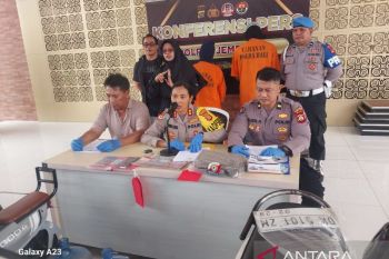 Polres Jembrana tangkap pencuri motor residivis pengedar uang palsu