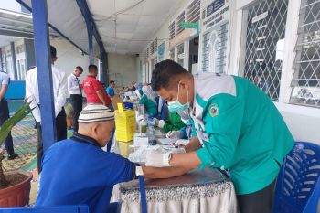 Rutan Lubuk Sikaping lakukan skrining untuk cegah penyakit menular HIV dan sifilis