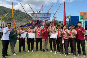 WBP Lapas Padang juara umum dalam perkemahan khusus narapidana
