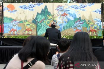 Pagelaran wayang beber di Malang