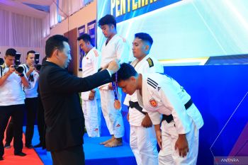 Kejuaraan Judo Kapolri Cup 2025, Polda Babel sukses bawa pulang medali perunggu