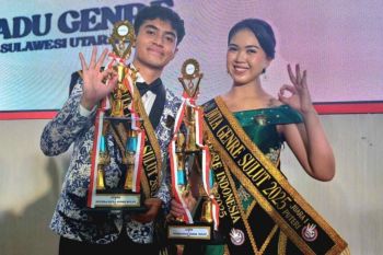 Laode Dzaky dan Kristenia Saragih sabet gelar Duta GenRe Sulawesi 2025