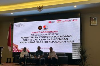 Kemenkopolkam dan Lanud HNM gelar diskusi kebebasan pers di Batam