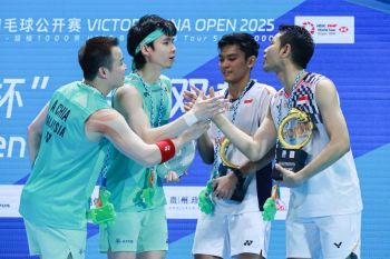 Rayakan gelar China Open 2025, Fajar/Fikri joget "aura farming"