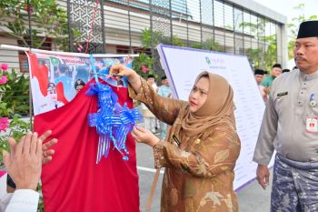 Bupati Kasmarni resmi luncurkan Core Values ASN "BerAKHLAK" di Bengkalis