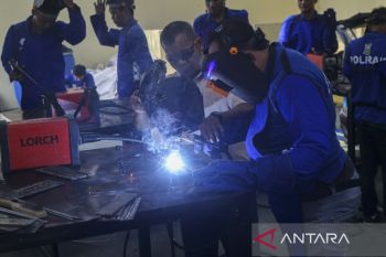 Pelatihan kerja di Balai Poliran Polda Banten