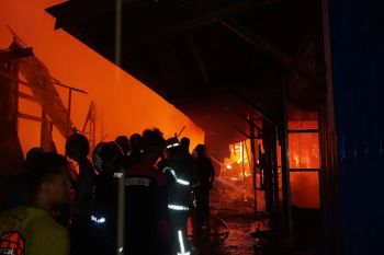 16 rumah dan 3 barak di Palangka Raya hangus terbakar