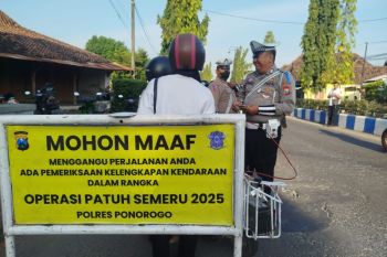 Polisi Ponorogo catat 8.924 pelanggaran selama Operasi Patuh Semeru