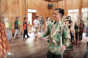 Anggota DPRD Balangan hadiri acara adat Mesiwah Pare Gumboh