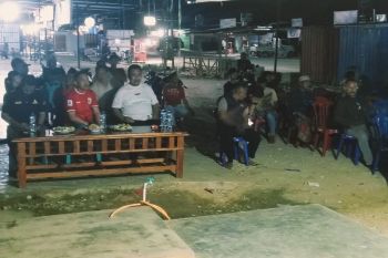 Pererat hubungan Polisi dan masyarakat, Polres Konsel gelar Nobar Final Piala AFF U-23