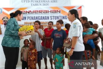 PKK Jayapura beri bantuan pangan bagi keluarga risiko stunting