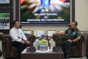 PLN dan Kodam XII/Tanjungpura jaga ketahanan energi di Kalbar-Kalteng