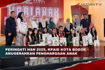 Peringati HAN 2025: KPAID Kota Bogor anugerahkan penghargaan anak
