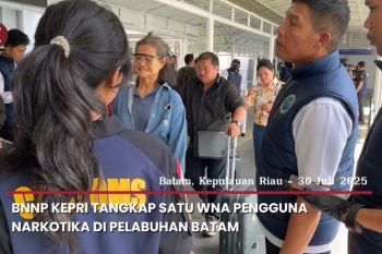 BNNP Kepri tangkap satu WNA pengguna narkotika di Pelabuhan Batam
