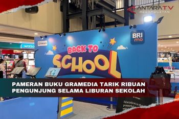 Pameran buku Gramedia tarik ribuan pengunjung selama liburan sekolah