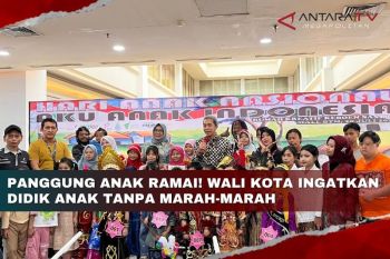 Panggung anak ramai! Wali Kota ingatkan didik anak tanpa marah-marah