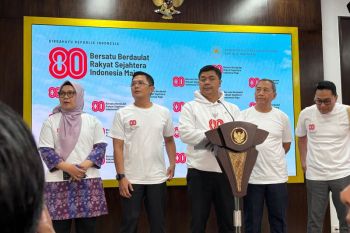 Prabowo libatkan 80 persen masyarakat umum di upacara HUT RI di Istana Kepresidenan