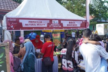 Semarak HUT Ke-49, PT Timah gelar Bazar UMKM di Belitung Timur