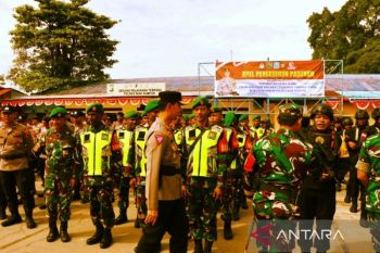 Polres Biak siagakan 310 personel amankan distribusi logistik PSU Papua