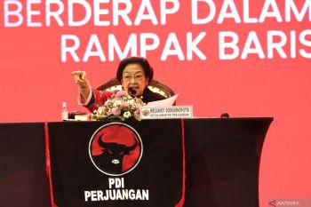 Megawati peringatkan PDIP Jateng agar tidak lagi mempermalukan dirinya