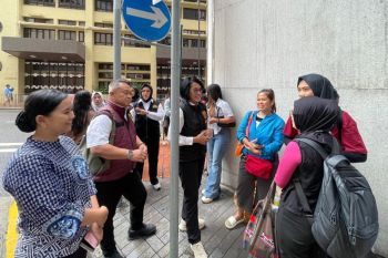 Polri reaches out, listens to Indonesian migrant workers in Hong Kong