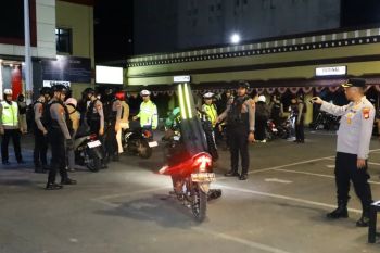 Polrestabes Makassar sita puluhan kendaraan guna cegah aksi kriminal