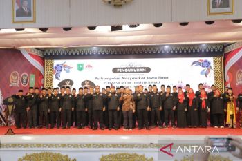 PERMASA Jatim Riau Dikukuhkan, Gubernur Wahid Ajak Bersinergi Bangun Riau