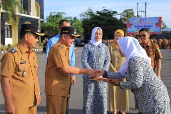 Pemkab Pasaman apresiasi aksi heroik Bidan Dina yang arungi sungai untuk obati pasien