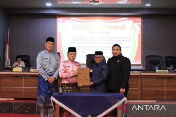 Rapat paripurna DPRD Meranti bahas arah pembangunan 2025 - 2029