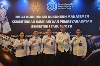 Kakanwil Imigrasi Sulsel hadiri rakor Dukungan Manajemen Kemenimipas 2025
